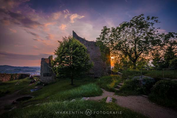 Sonnenuntergang an der Schauenburg