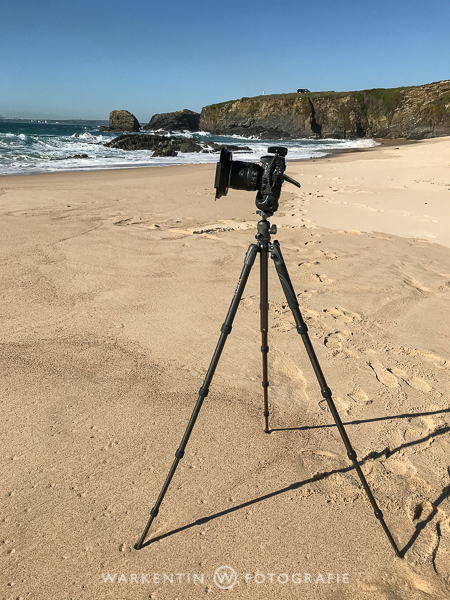 Vanguard VEO2 265CB am Strand in Portugal